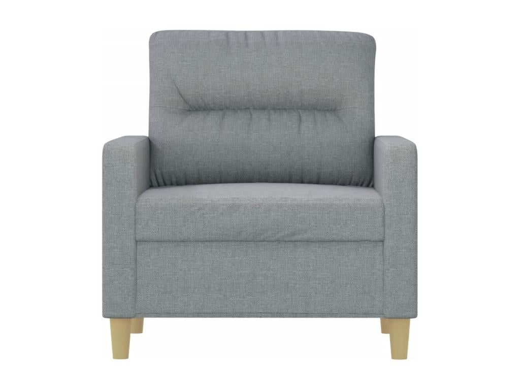 Gray Fabric Accent Chair