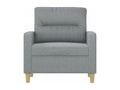 Gray Fabric Accent Chair