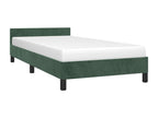 Green Velvet Bed Frame, 80 x 200 cm