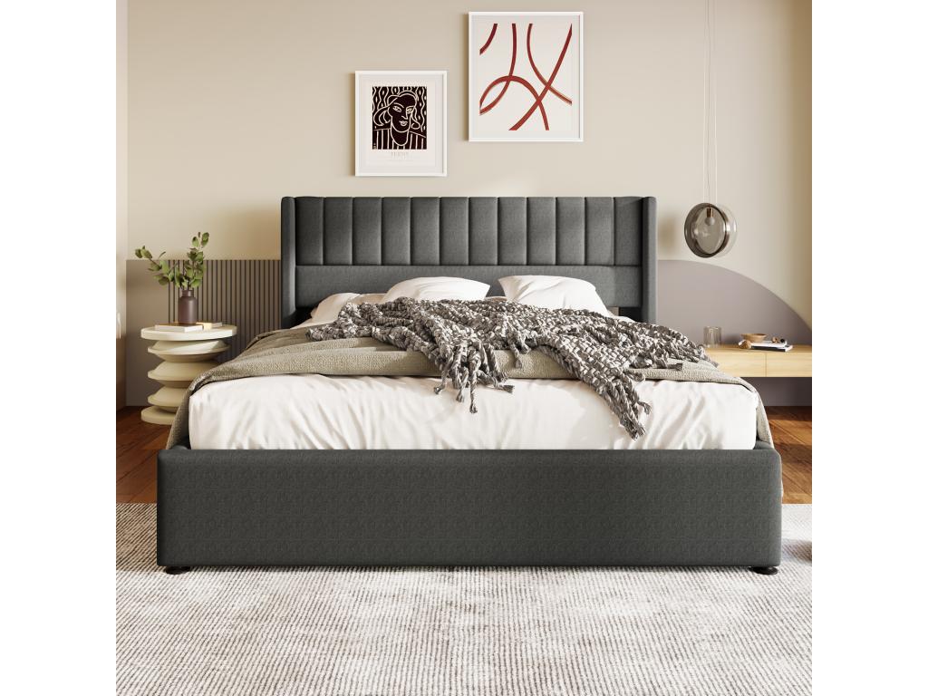 Gray Mattress, 160 x 200 cm - dlz1766586023177