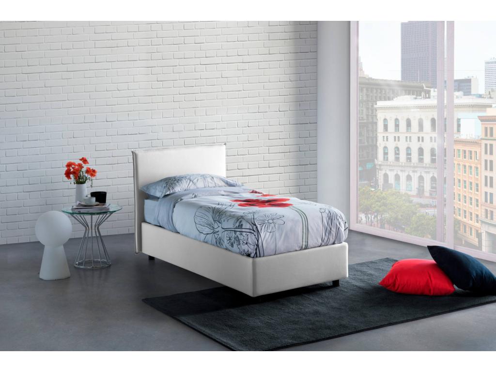 White Fabric Mattress, 160 x 190 cm