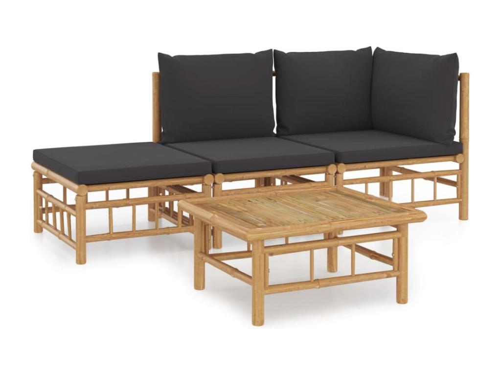 Brown Outdoor Furniture Set