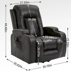 Heavy Duty Power Lift Recliner Chair for Elderly with Massage and Lumbar Heating