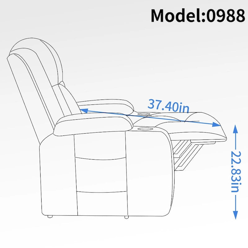 Heavy Duty Power Lift Recliner Chair for Elderly with Massage and Lumbar Heating