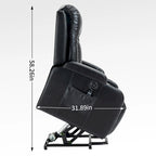 Heavy Duty Power Lift Recliner Chair for Elderly with Massage and Lumbar Heating