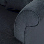 66  Upholstered Loveseat Chaise Lounge Chair with Birch Legs