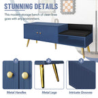 Modern Shoe Storage Bench with Hidden Storage and Upholstered Cushions for Bedside, Living Room and Entryway