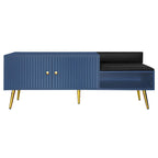 Modern Shoe Storage Bench with Hidden Storage and Upholstered Cushions for Bedside, Living Room and Entryway