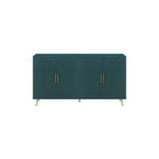 60  TV Stand with Antique Handles, Storage & Adjustable Shelves
