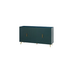 60  TV Stand with Antique Handles, Storage & Adjustable Shelves