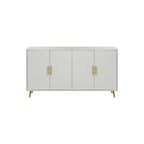 60  TV Stand with Antique Handles, Storage & Adjustable Shelves