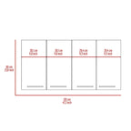 120 Wall Cabinet , Four Doors, Two Cabinets, Two Shelves -White