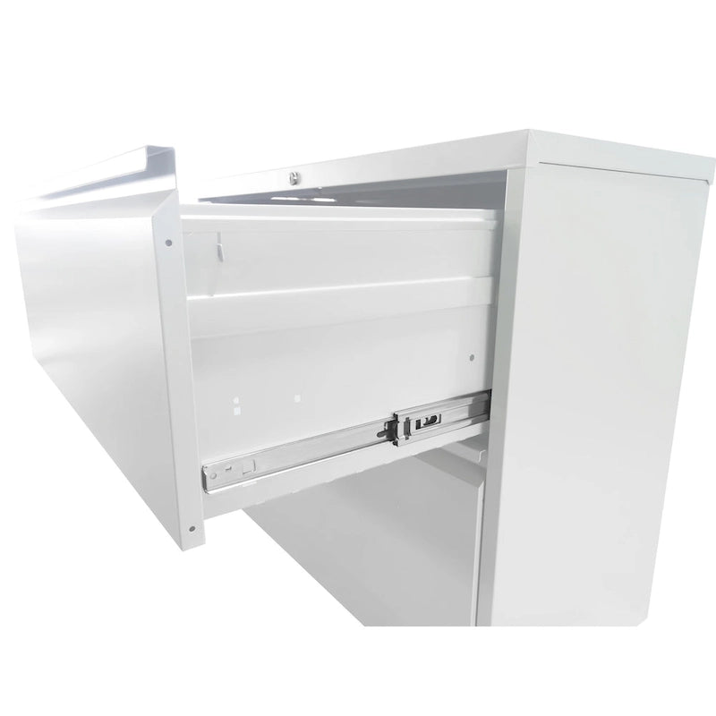 3 Drawer Metal Vertical File Cabinet with Lock Office Home Steel Vertical File Cabinet for A4 Legal/Letter Size3