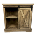 Farmhouse Style Sideboard Storage Cabinet for Living Room Coffee Bar Kitchen, Easy to Assemble & Clean