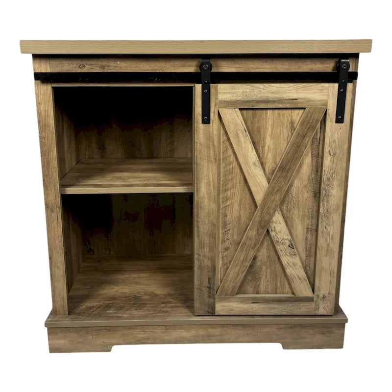Farmhouse Style Sideboard Storage Cabinet for Living Room Coffee Bar Kitchen, Easy to Assemble & Clean