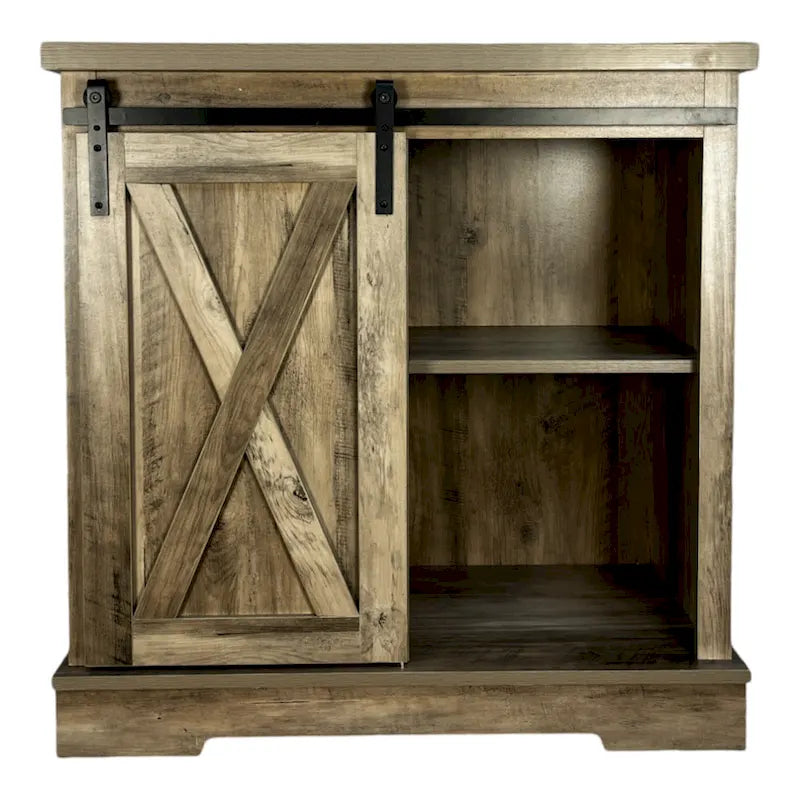 Farmhouse Style Sideboard Storage Cabinet for Living Room Coffee Bar Kitchen, Easy to Assemble & Clean