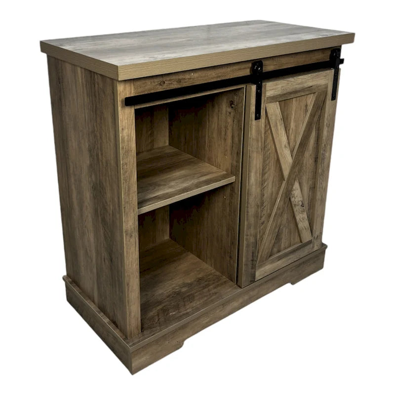 Farmhouse Style Sideboard Storage Cabinet for Living Room Coffee Bar Kitchen, Easy to Assemble & Clean