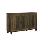 Modern Style 45 W 3-Door Shoe Cabinet, with 6 Adjustable Shelves