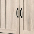 Modern Style 45 W 3-Door Shoe Cabinet, with 6 Adjustable Shelves