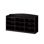 Entryway Shoe Bench, Open Shelve Shoe Rack fits 18 Pairs of Shoes for Living Room, Entryway, Bedroom