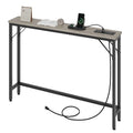 5.9  Narrow Sofa Table with Outlets
