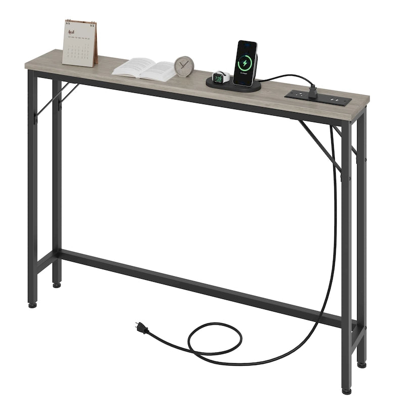 5.9  Narrow Sofa Table with Outlets