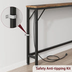 5.9  Narrow Sofa Table with Outlets