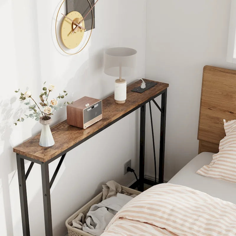 5.9  Narrow Sofa Table with Outlets