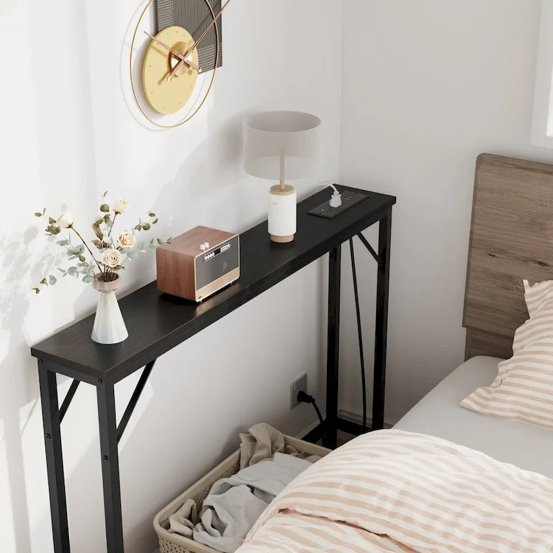 5.9  Narrow Sofa Table with Outlets