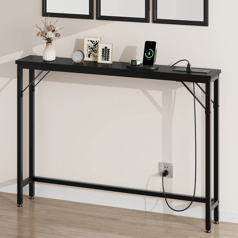 5.9  Narrow Sofa Table with Outlets