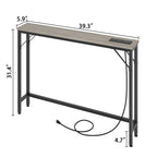 5.9  Narrow Sofa Table with Outlets