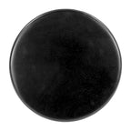 HomeRoots 20  Black Solid Wood Round Pedestal End Table - 15' X '20.1' X '15