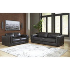 Signature Design by Ashley Amiata Brown 2-Piece Upholstery Package - 96  W x 41  D x 35  H