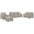 Signature Design by Ashley Gaelon Beige 4-Piece Upholstery Package - 87 W x 41 D x 39 H