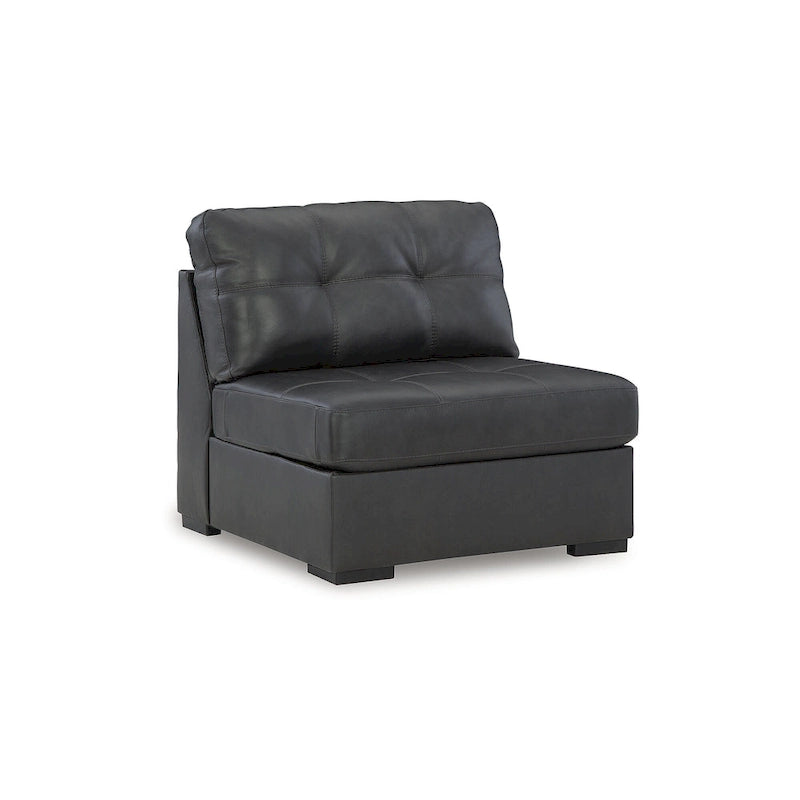 Signature Design by Ashley Brindley Pier Gray 5-Piece Sectional - 128 W x 128 D x 40 H
