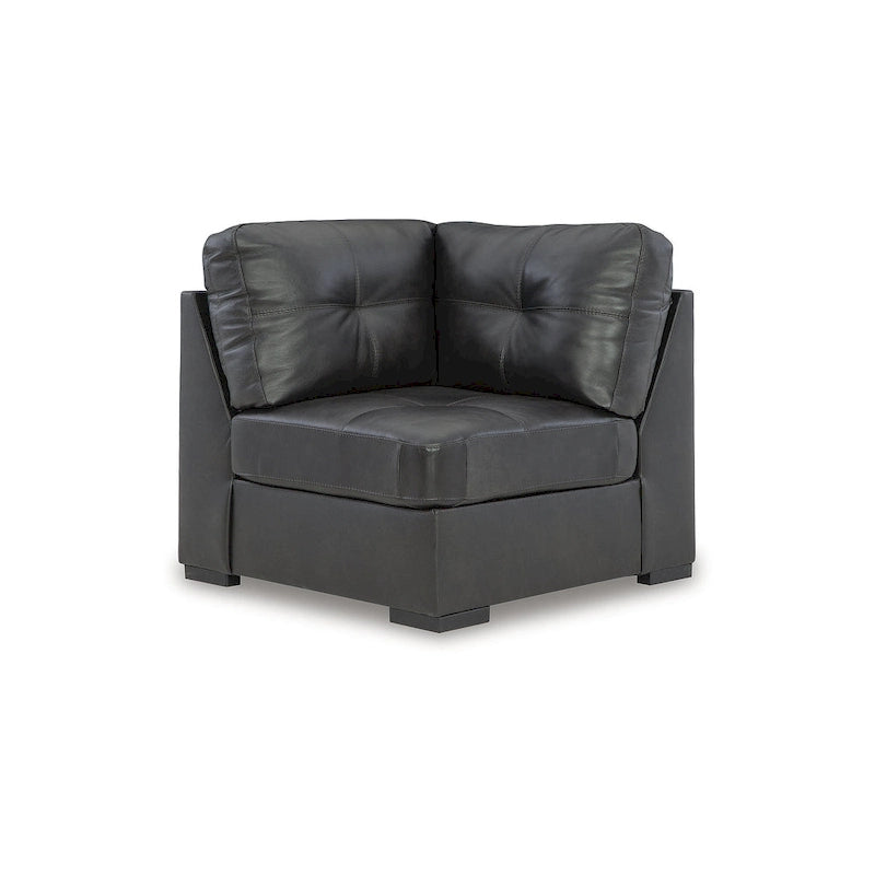 Signature Design by Ashley Brindley Pier Gray 5-Piece Sectional - 128 W x 128 D x 40 H