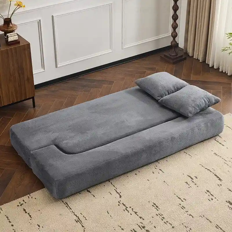 Versatile Transformable Sofa with Ottoman Stools for Compact Spaces