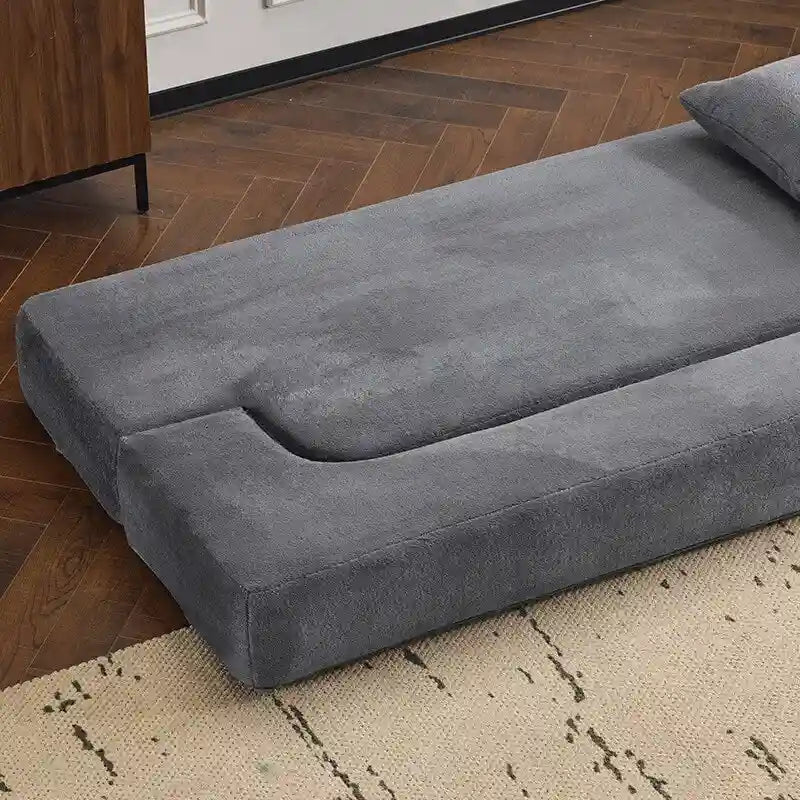 Versatile Transformable Sofa with Ottoman Stools for Compact Spaces