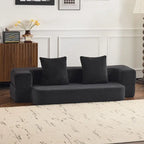 Versatile Transformable Sofa with Ottoman Stools for Compact Spaces