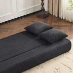 Versatile Transformable Sofa with Ottoman Stools for Compact Spaces
