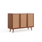 Entryway Storage Media Console Farmhouse Tv Stand Accent Buffet Sideboard Cabinet With Doors and Shelves