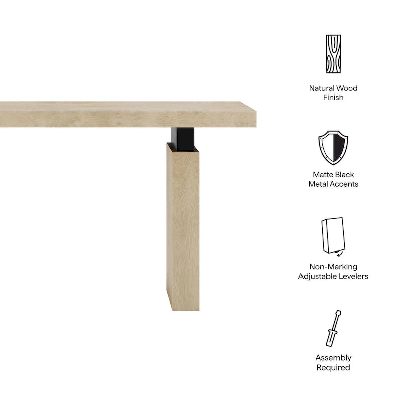 Piston 52  Rectangular Wood Console Table