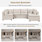 Power Recliner Corner Sofa Reclining Sofa Sectional Couches with Cup Holders, USB Ports and Power Socket for Living Room