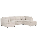 Power Recliner Corner Sofa Reclining Sofa Sectional Couches with Cup Holders, USB Ports and Power Socket for Living Room