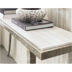 Hooker Furniture 628-85669-00 Sabre 14  Wide Marble Top Metal Console