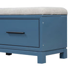 Shoe Bench with Removable Cushion, Entryway Bench with Hidden Storage