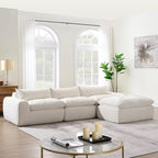 116   Fully Compressed Sofa with High Density Foam,Particle Chenille