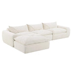 116   Fully Compressed Sofa with High Density Foam,Particle Chenille