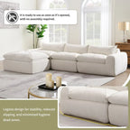 116   Fully Compressed Sofa with High Density Foam,Particle Chenille