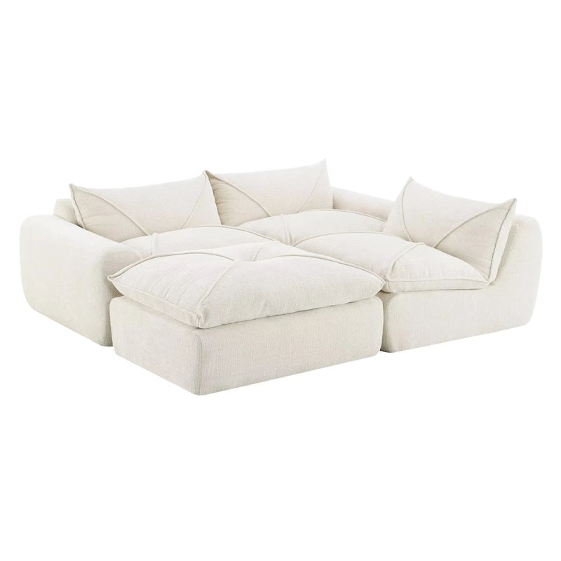 116   Fully Compressed Sofa with High Density Foam,Particle Chenille